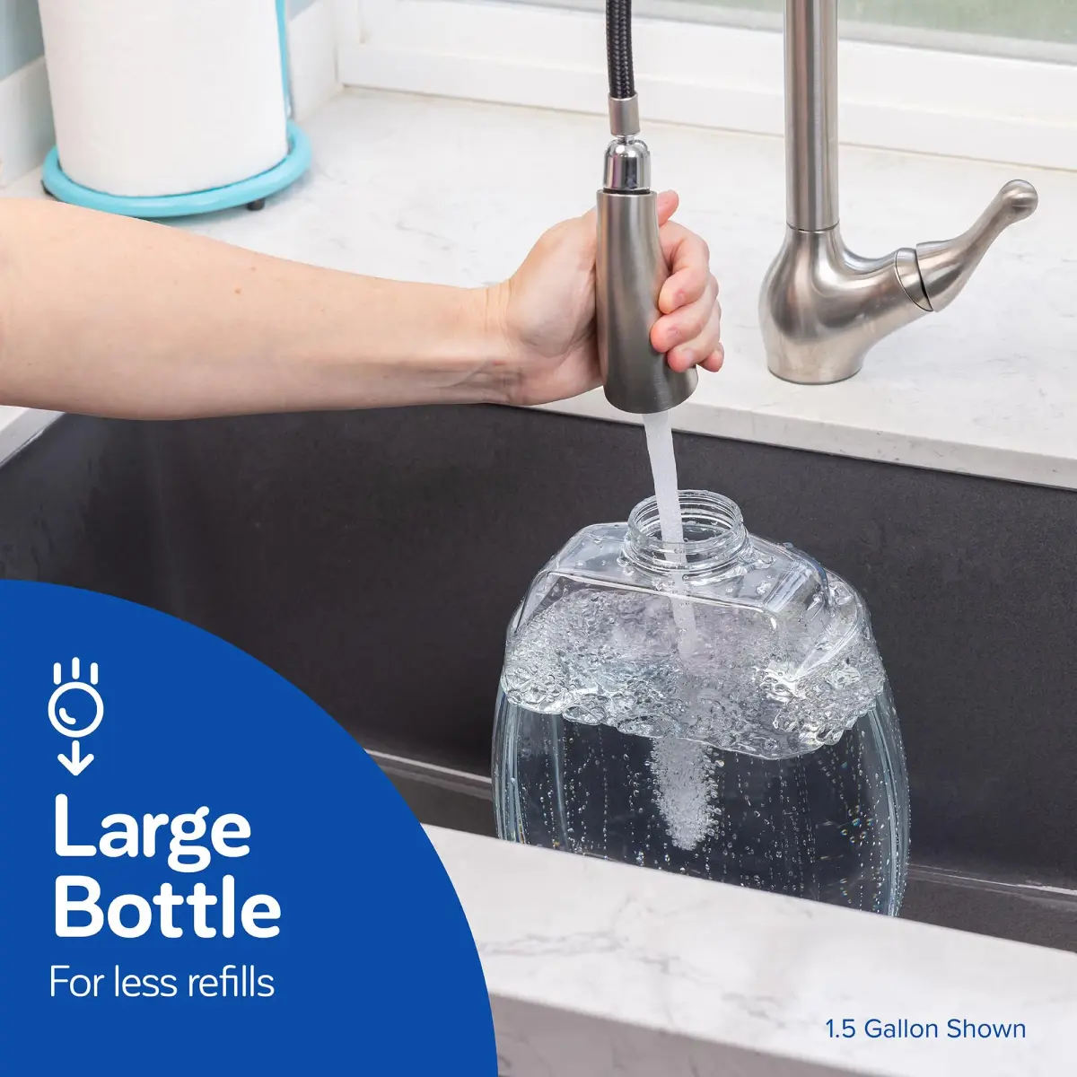 Petmate Pet Cafe Water Dispenser 2.84 L (0.75 GAL) | Gravity-Fed Automatic Waterer for Dogs & Cats - view 6