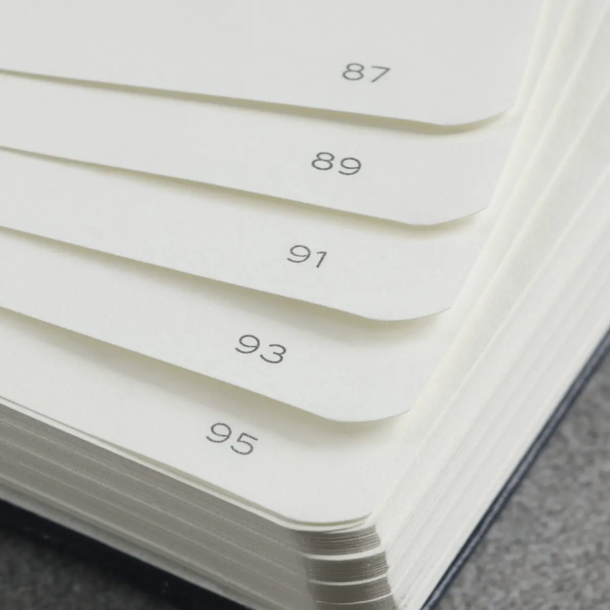 LEUCHTTURM1917 Notebook Softcover Pocket A6-123 Pages Navy | Lightweight, Practical & Durable — Black / Dotted - view 4