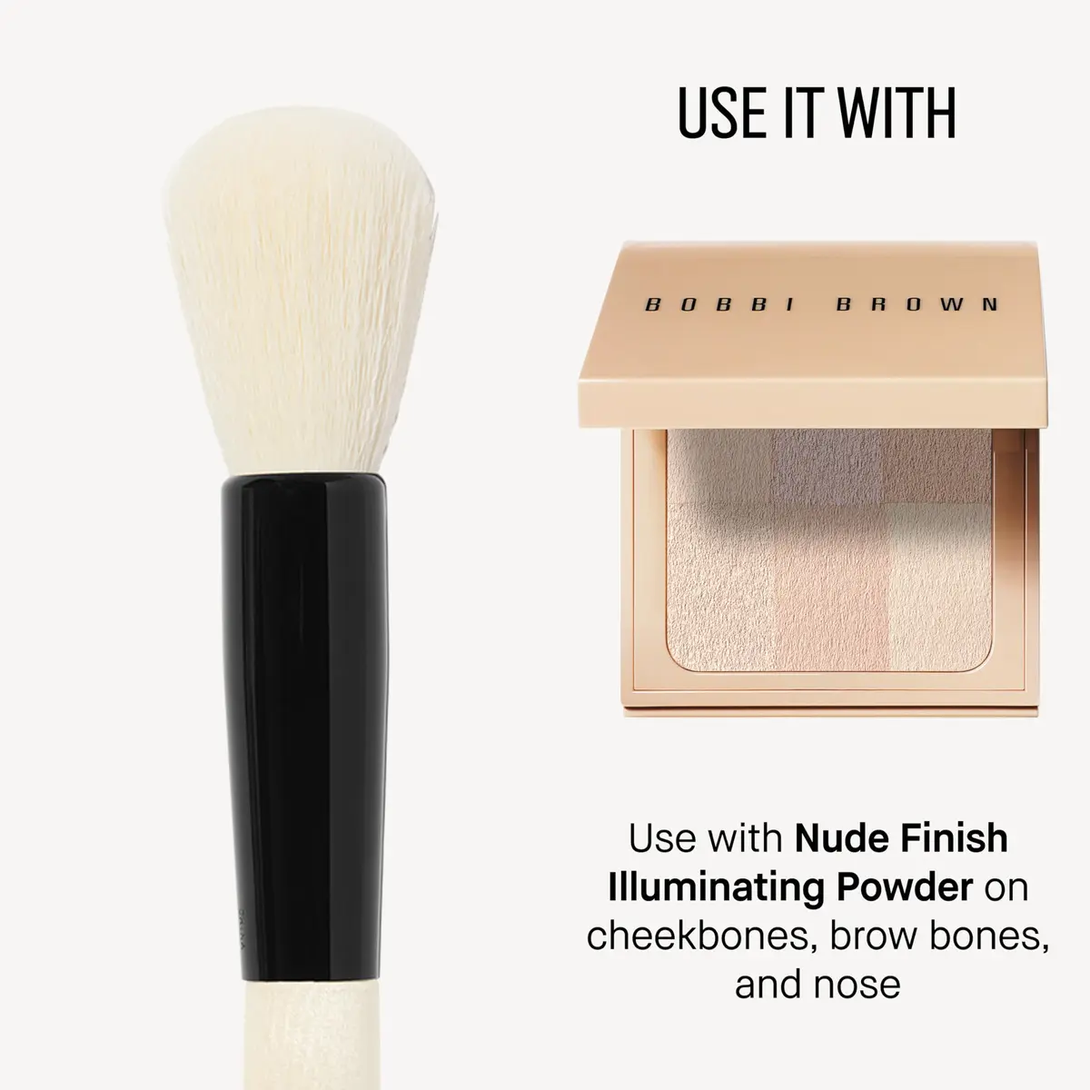 Bobbi Brown Face Blender Brush | Soft, Multipurpose Makeup Brush for Bronzer, Blushes, & Face Powders | 16.8cm (6.6in) - view 5