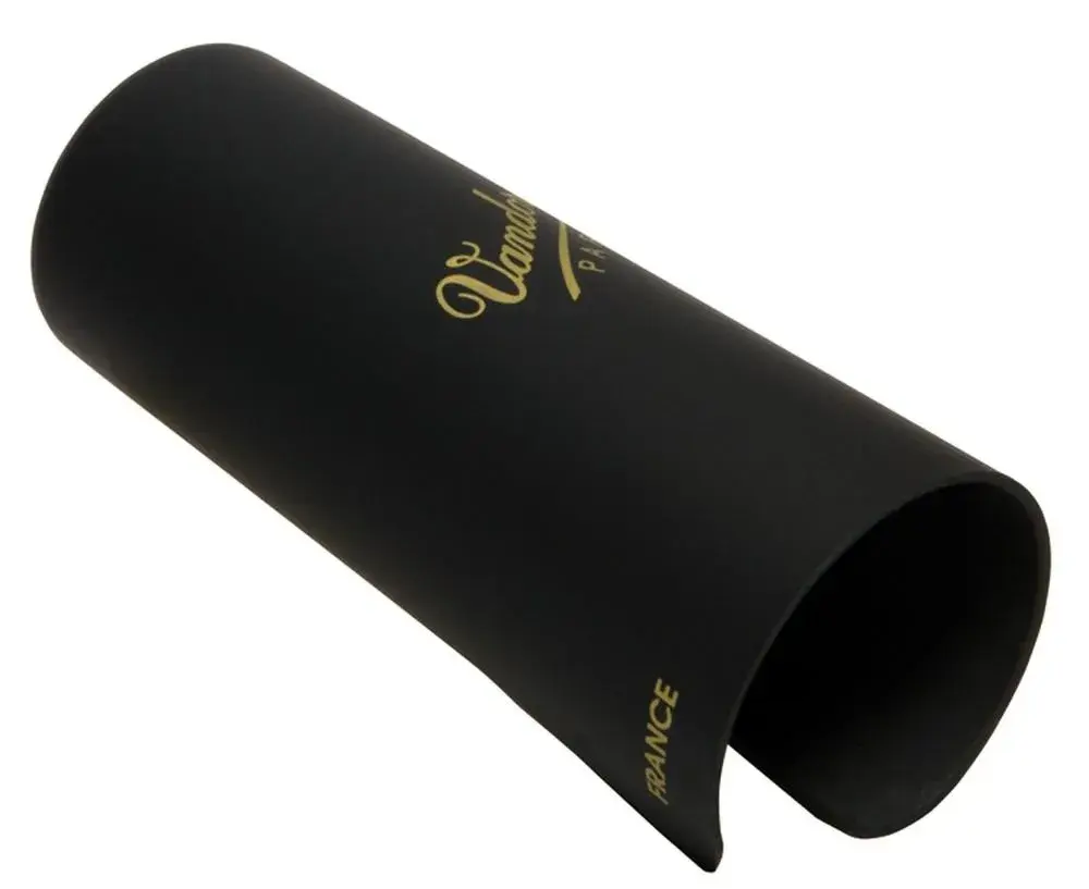 Vandoren Optimum Ligature and Plastic Cap for Eb Clarinet Silver Plated with 3 Interchangeable Pressure Plates | Quick Tightening & Freedom of Expression — Baritone Saxophone - view 2