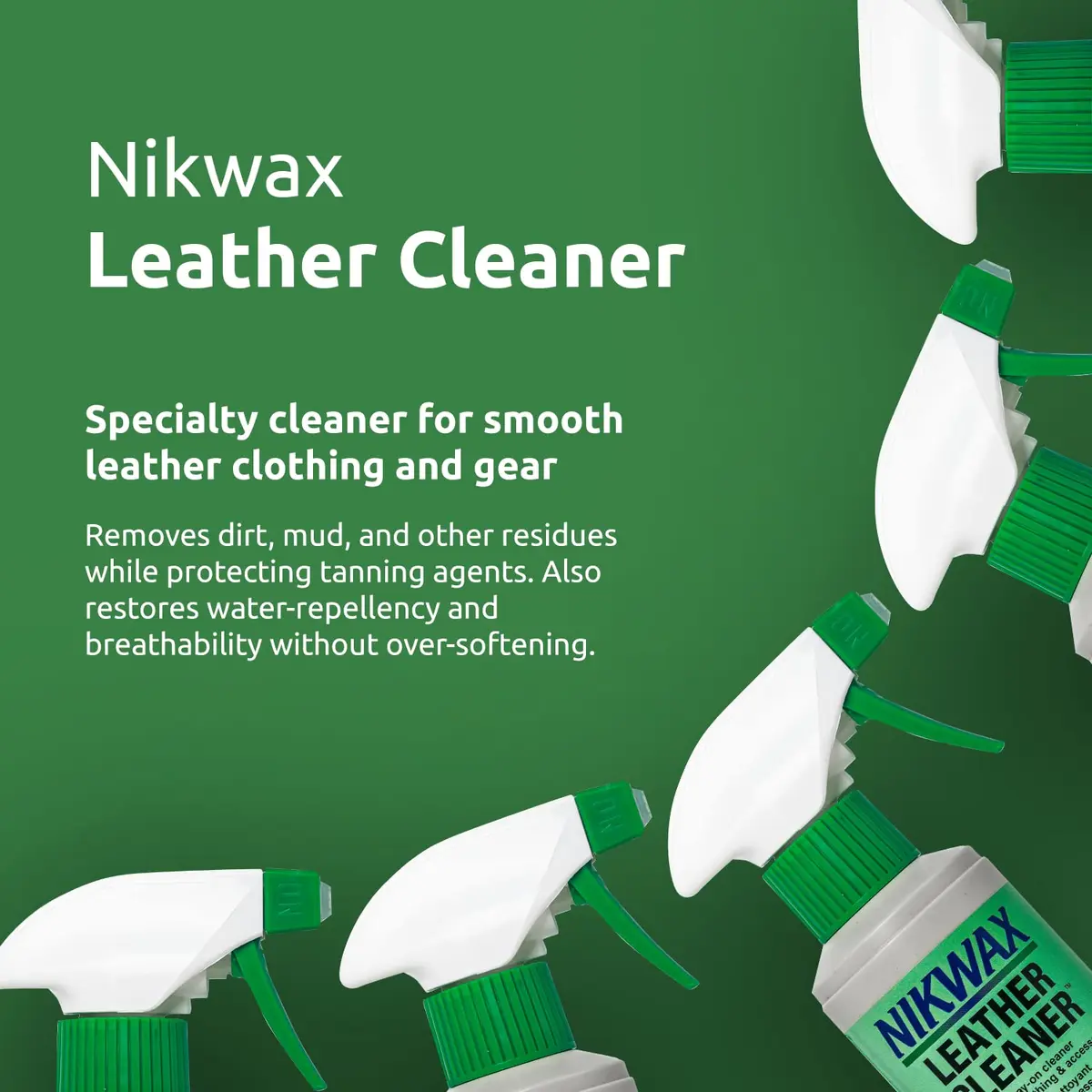 Nikwax Leather Cleaner Spray to Clean, Care, Protect & Revitalize Leather Car Interiors, Motorcycle Seats, Jackets, Leather Apparel, Furniture, Shoes, Bags, Purses, Accessories | 10 Fl Oz - view 2