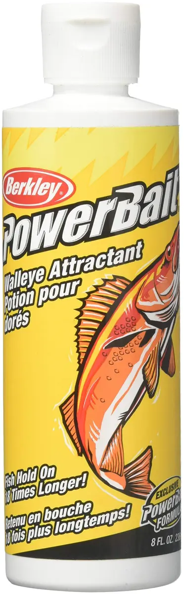 Berkley PowerBait Fishing Bait Attractant, Walleye, 8 oz | Natural scent & flavor for longer bites - main product image