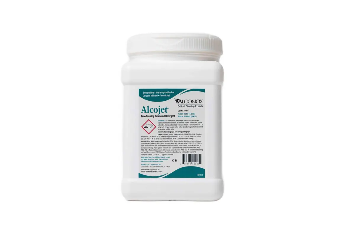 Alconox Alcojet Nonionic Powdered Detergent 4lb | Low-Foaming, USDA Authorized - view 2