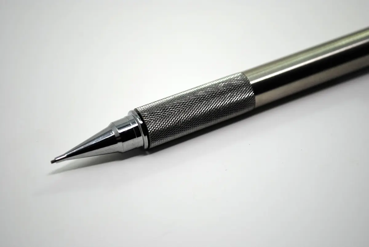 Zebra Pen STEEL M-701 Tactical Mechanical Pencil 0.7mm Medium Point Silver | Durable Stainless Steel Construction - view 3