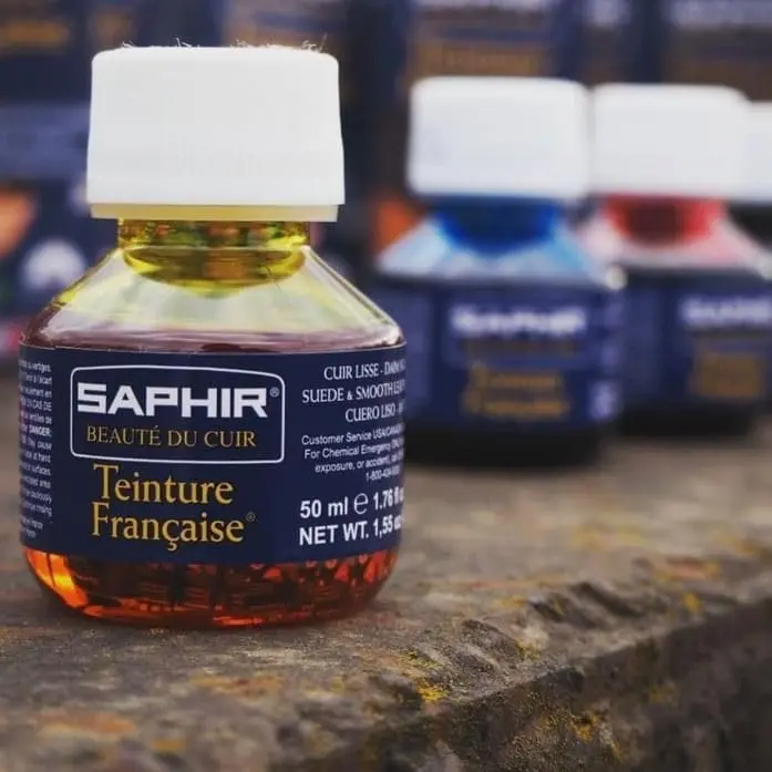 Saphir Teinture Française Leather Dye 50ml | Professional Recoloring for Leather, Suede & Nubuck, Black - view 6