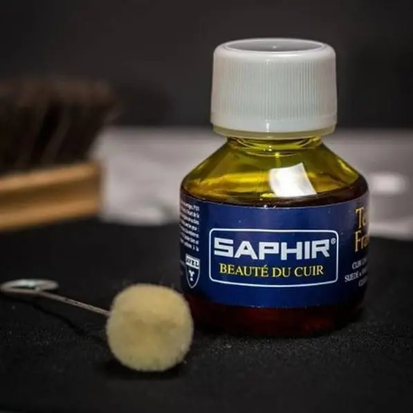 Saphir Teinture Française Leather Dye 50ml | Professional Recoloring for Leather, Suede & Nubuck, Black - view 3
