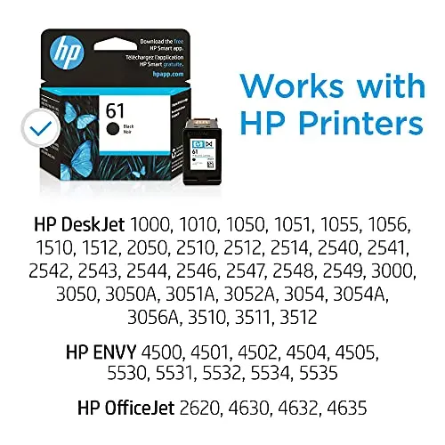 HP 61XL Black Ink Cartridges 2-Pack | High-Yield 720 Pages Total | Fade-Resistant for HP Printers - view 2