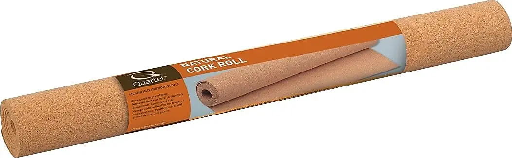 Quartet Natural Pinboard Roll 121.9 cm x 61 cm (48 x 24 inches) | Self-Healing Cork for Office & Home - view 5