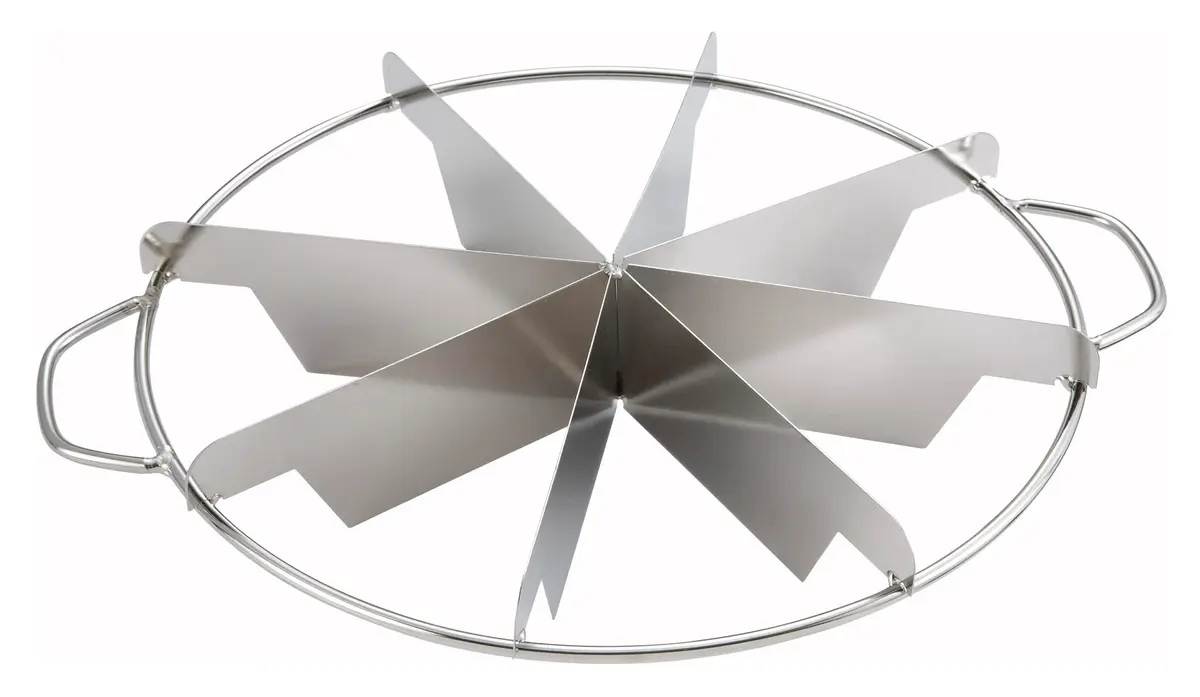Winco 8 Slices Stainless Steel Pie Cutter | Perfect Pie Slices for Baking & Desserts - main product image