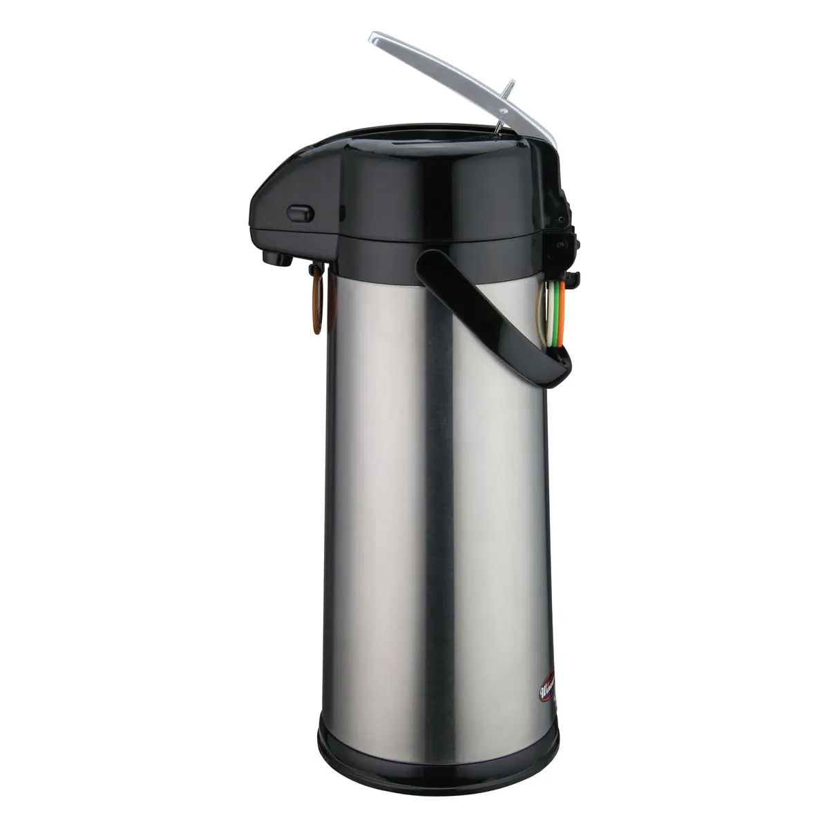 Winco 3 L Stainless Steel Airpot | Commercial Grade, 10hr Heat Retention, Dishwasher Safe - main product image