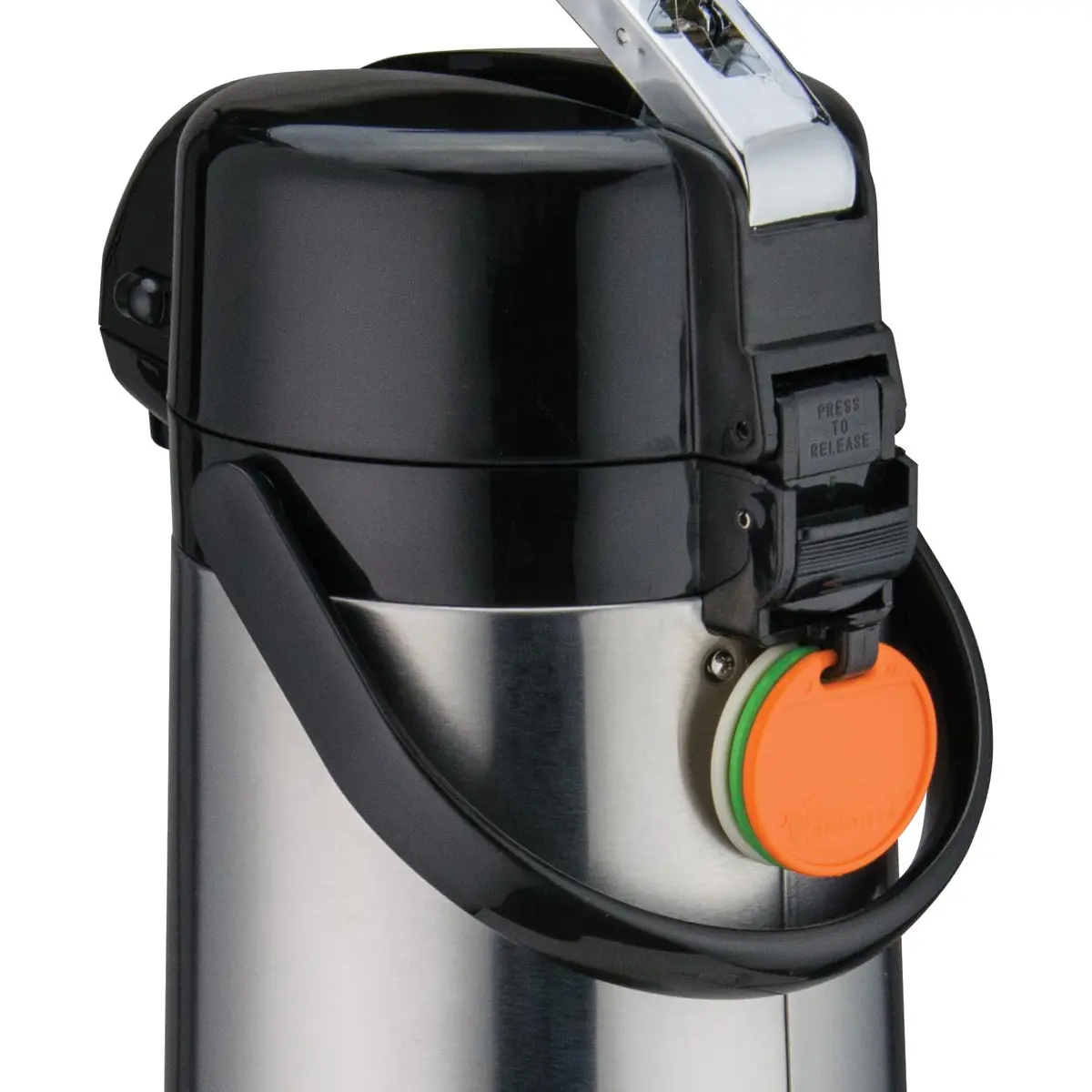Winco 3 L Stainless Steel Airpot | Commercial Grade, 10hr Heat Retention, Dishwasher Safe - view 2