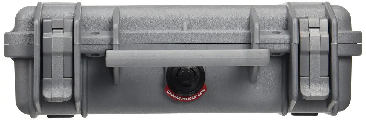 Pelican 1170 Hard Pistol Case with Foam (Silver) | Watertight, Crushproof, Dustproof - view 3