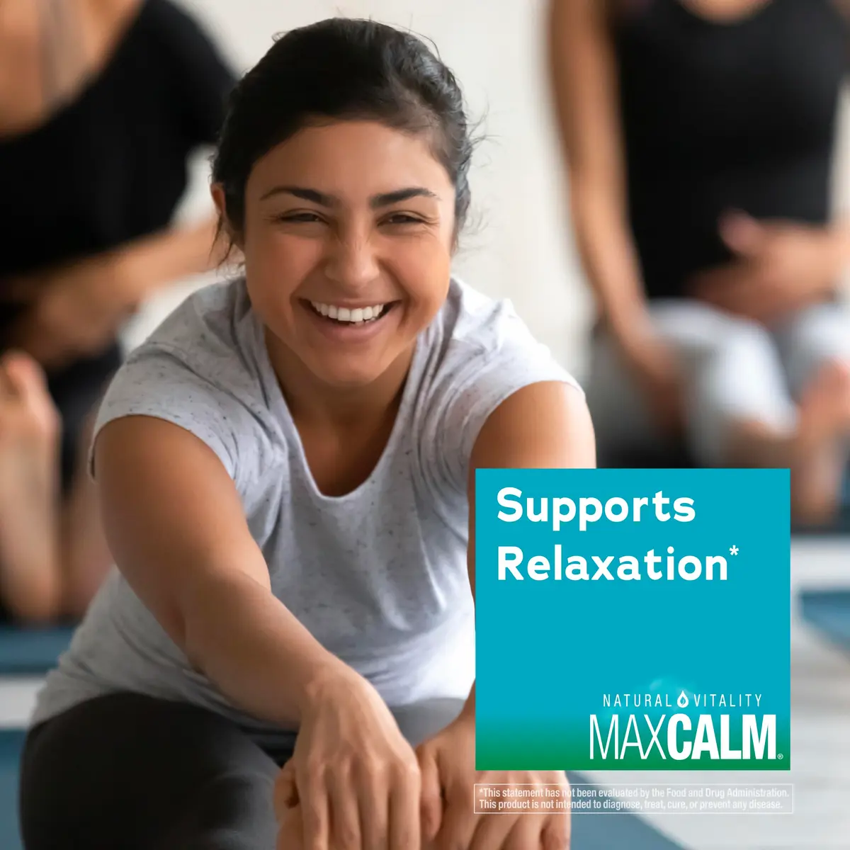 Natural Vitality Calm, Magnesium Citrate & Calcium Supplement, Drink Mix Powder Supports a Healthy Response to Stress, Gluten Free, Vegan, & Non-GMO, Raspberry Lemon, 16 oz - view 2