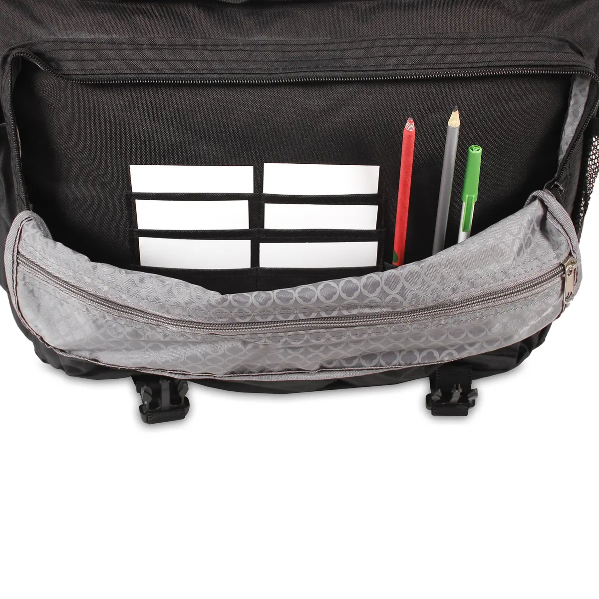 J World New York Thomas Laptop Messenger Bag for Women & Men | 17 x 13.5 x 6 in | Water-Resistant, Padded Laptop Sleeve - view 3