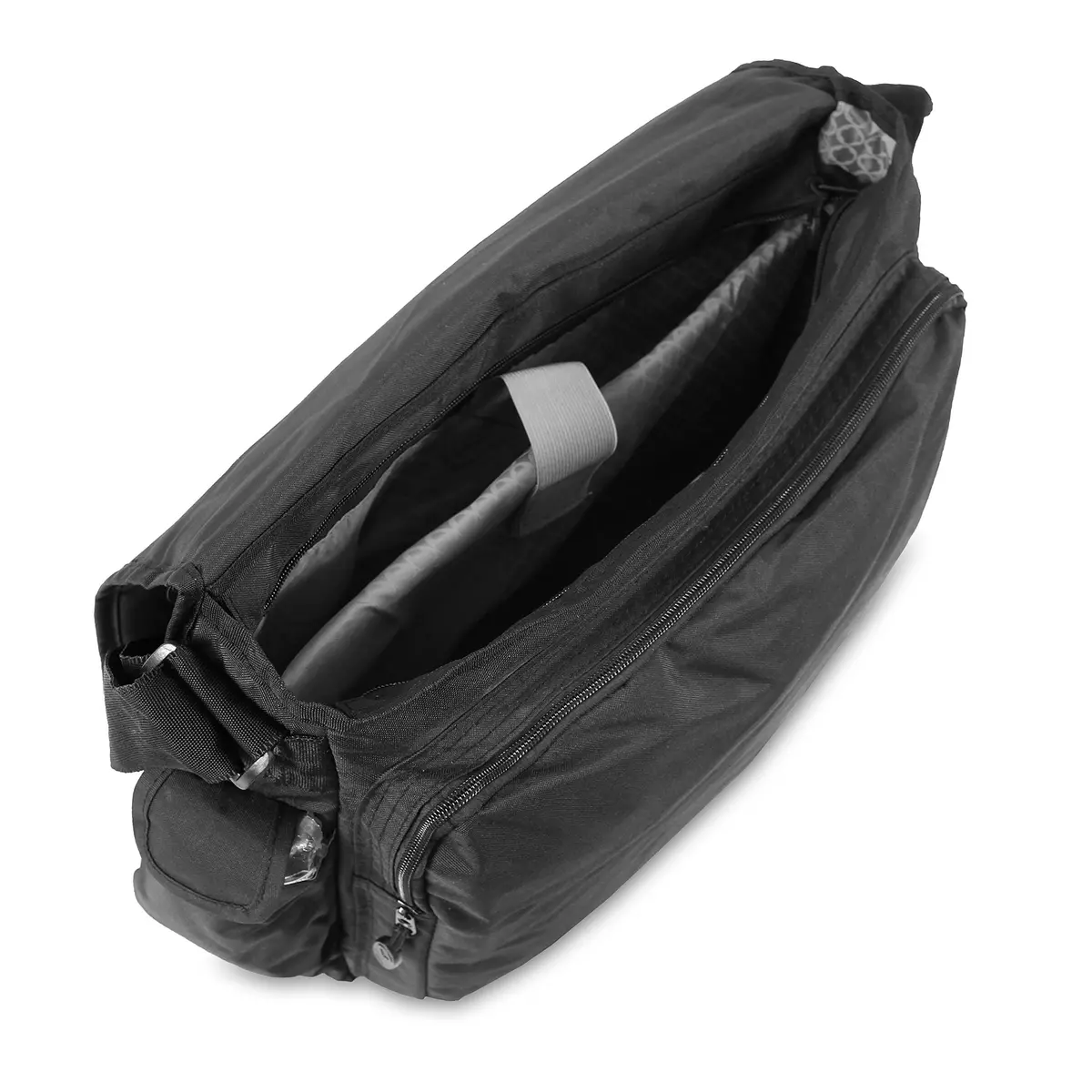 J World New York Thomas Laptop Messenger Bag for Women & Men | 17 x 13.5 x 6 in | Water-Resistant, Padded Laptop Sleeve - view 4