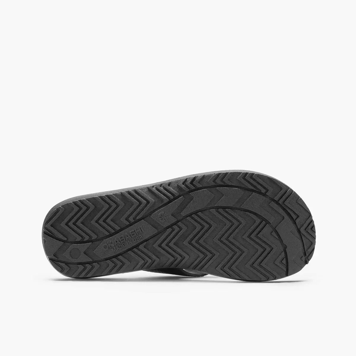 OKABASHI Men's Surf Flip Flops (Black, XL) | Supportive, Washable, Made in USA - view 3