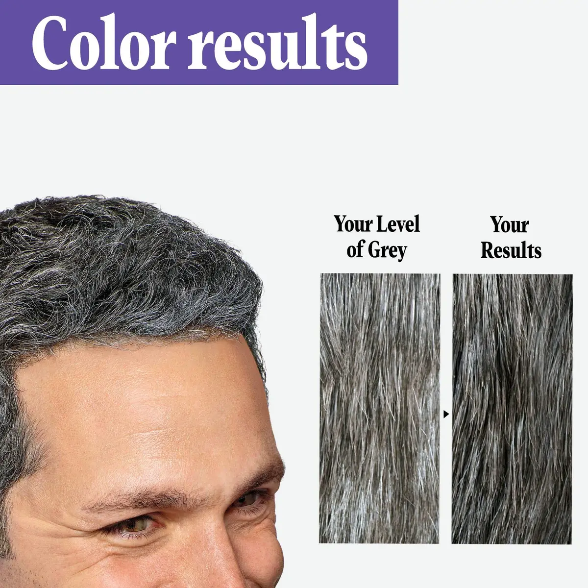 Just for Men Touch Of Gray Hair Color, Black-Gray 6 Pack | Natural Salt & Pepper Blend - view 4