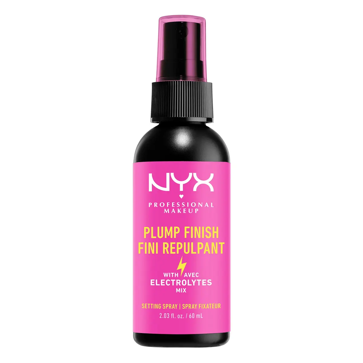 NYX PROFESSIONAL MAKEUP Plump Finish Setting Spray 60ml (2.03 Fl Oz) | Vegan Formula with Electrolytes - main product image