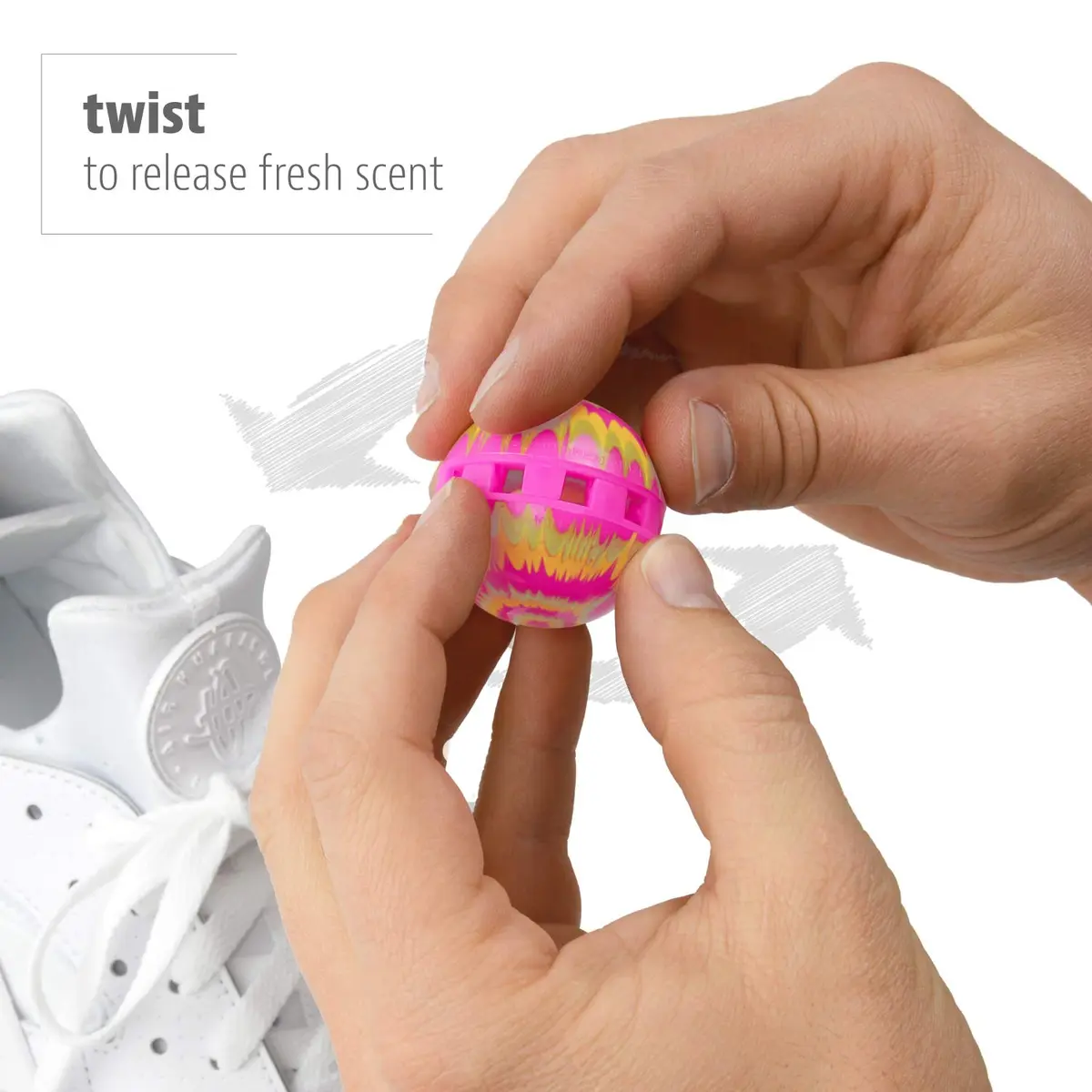 Sneaker Balls Odor-Fighting Shoe Fresheners 2 Pack | Eliminates Smells & Freshens Shoes - view 4