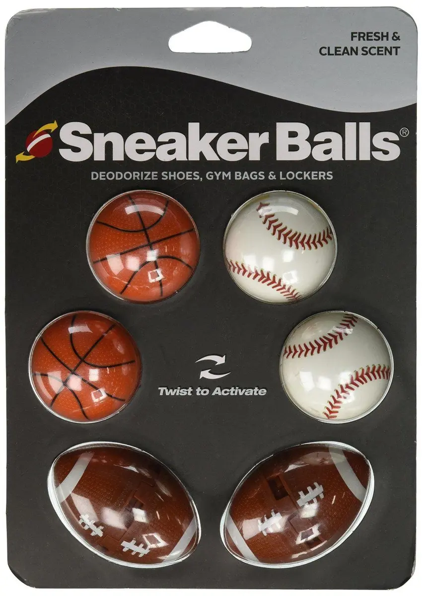 Sneaker Balls Odor-Fighting Shoe Fresheners 6 Pack | Effective Odor Control for Sneakers & Gear - main product image
