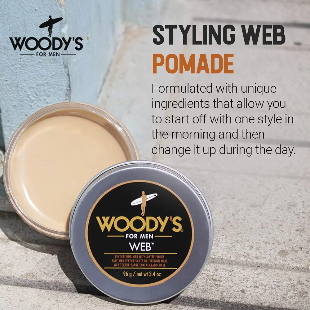 Woody's Quality Grooming Web 3.4 oz | Flexible Hold & Matte Finish - view 2