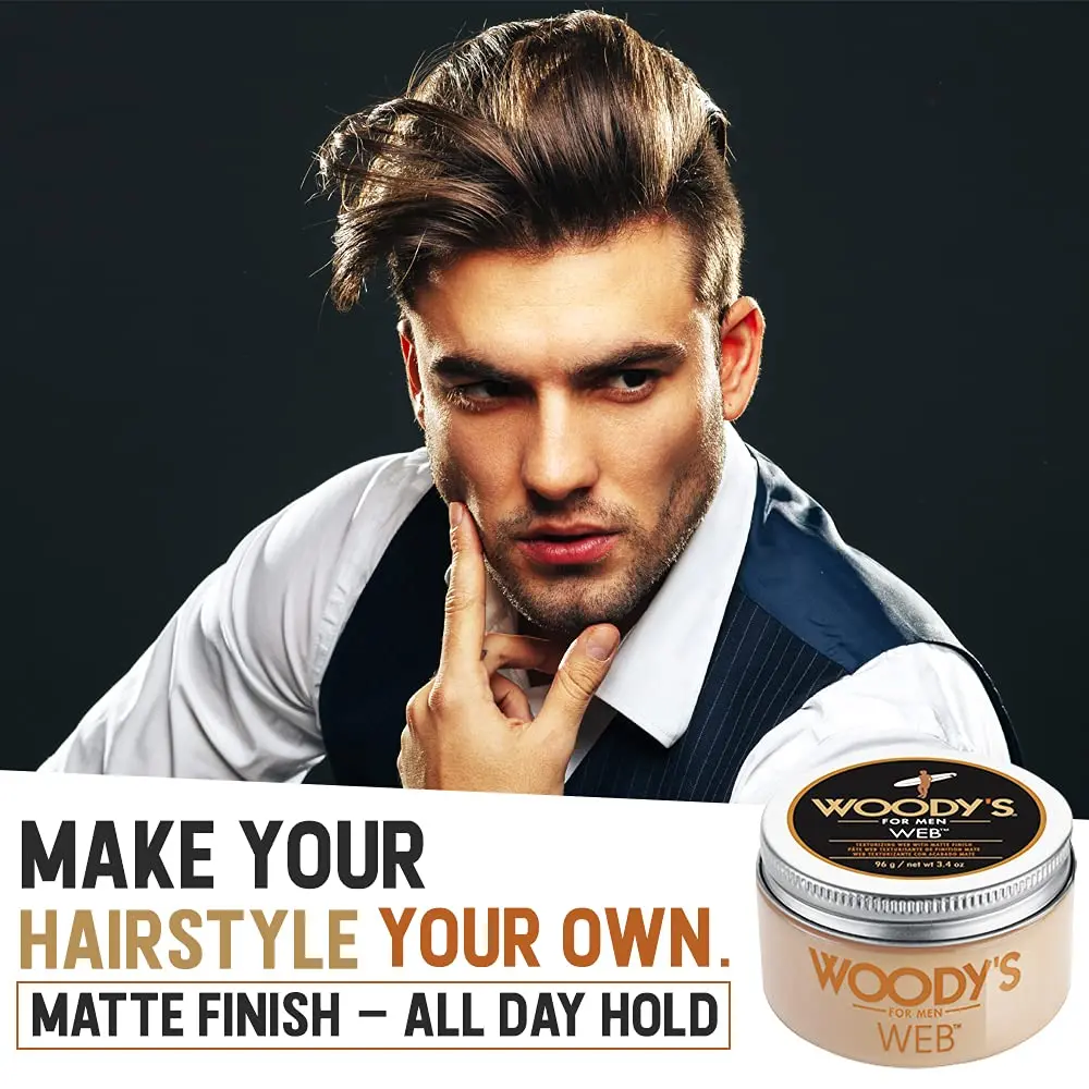 Woody's Quality Grooming Web 3.4 oz | Flexible Hold & Matte Finish - view 3