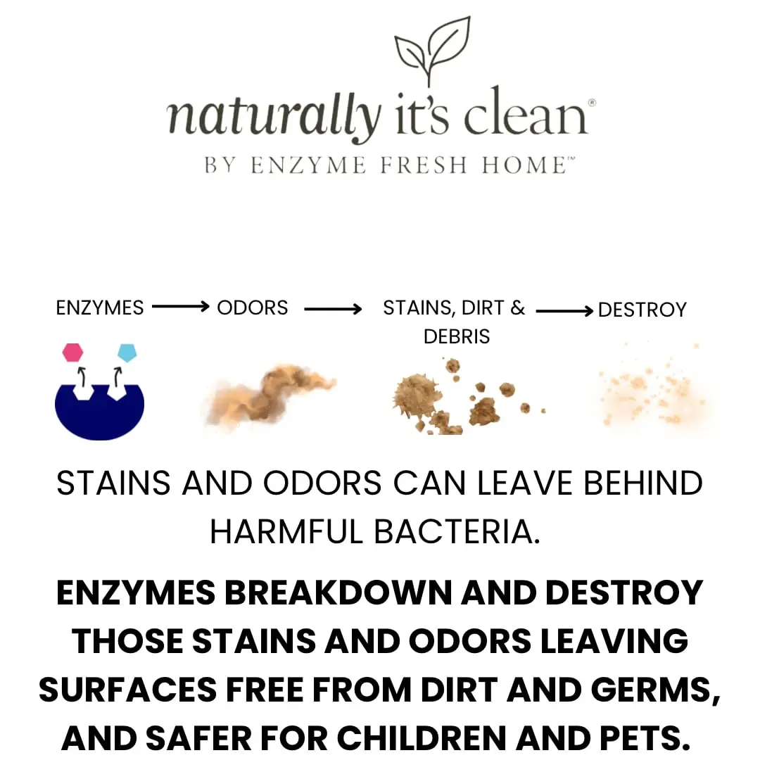 naturally it's clean Enzyme Floor Cleaner Concentrate | 6 Pack | Makes 24 Gallons of Rinse-Free Natural Floor Cleaner - view 3