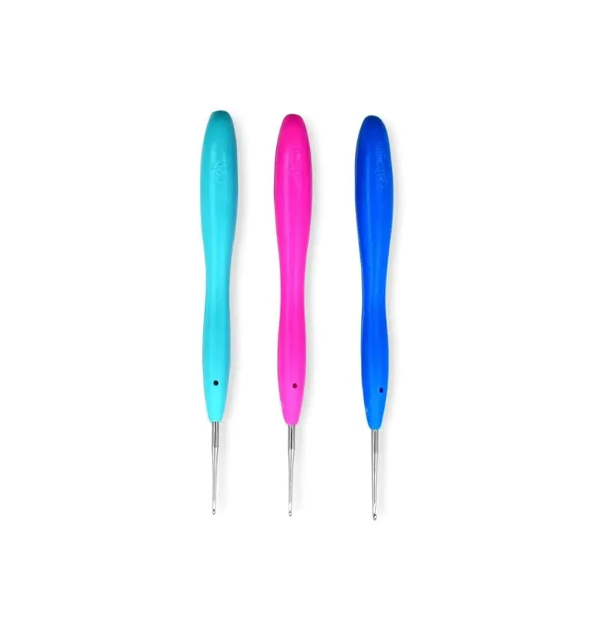 Colortrak Hair Highlighting Needles, 3 Count, Multi | Precise Salon Results with Ergonomic Gel Handles - main product image