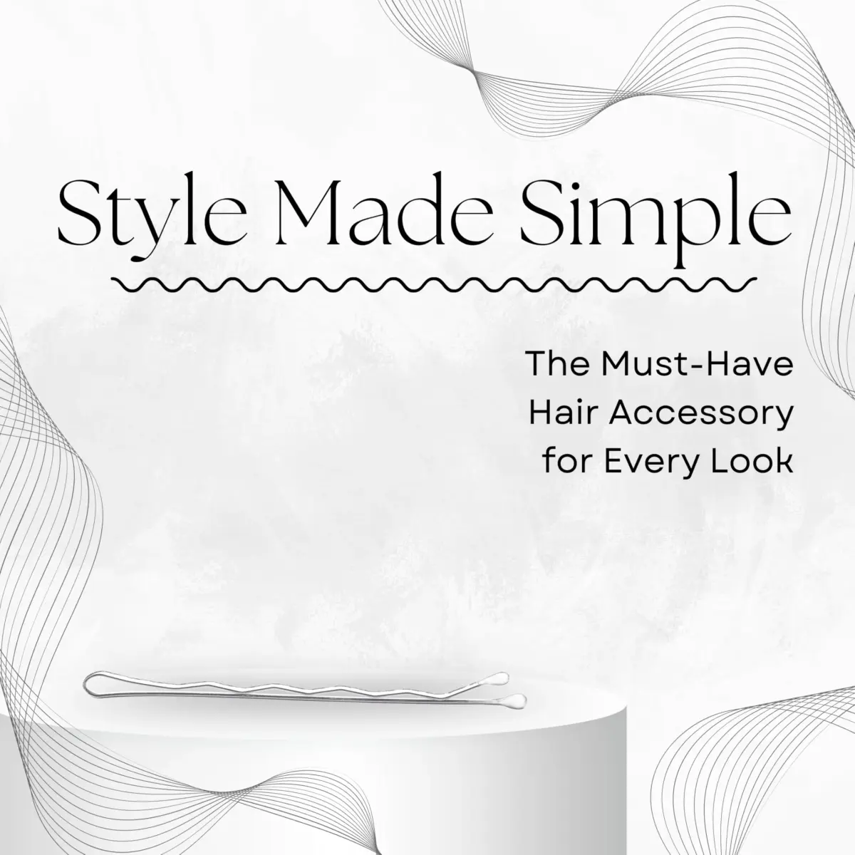 Sta-Rite White Bobby Pins 60 Count | Secure Hold for Bridal & Performance Styles - view 4