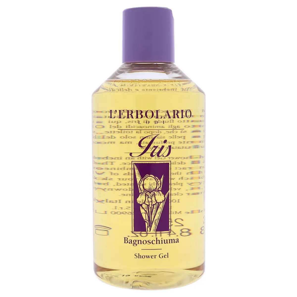 L'Erbolario Iris Shower Gel 250ml (8.4 Fl Oz) | Moisturizing Body Wash for Delicate Skin - view 2