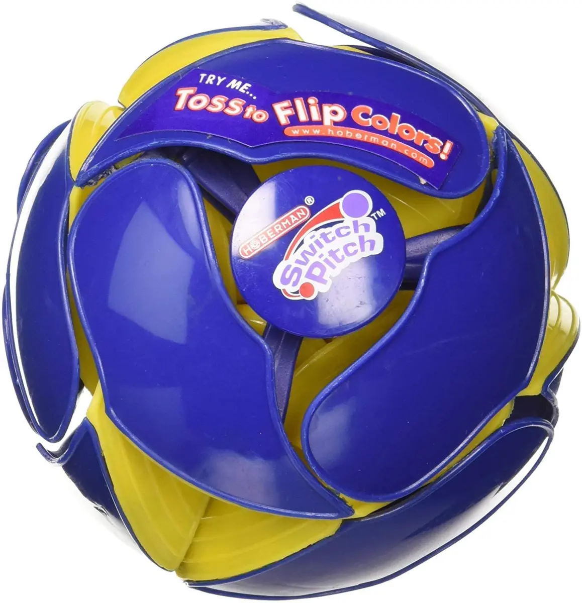 Hoberman Switch Pitch Ball 4" | Color Flipping Toy for Kids & Adults - main product image