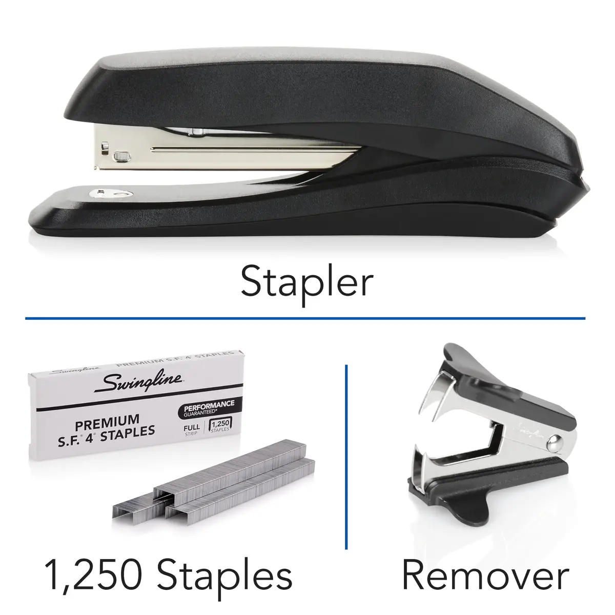 Swingline Stapler Value Pack, 20 Sheet Capacity, Jam Free | Includes Staples & Remover, Black - view 4