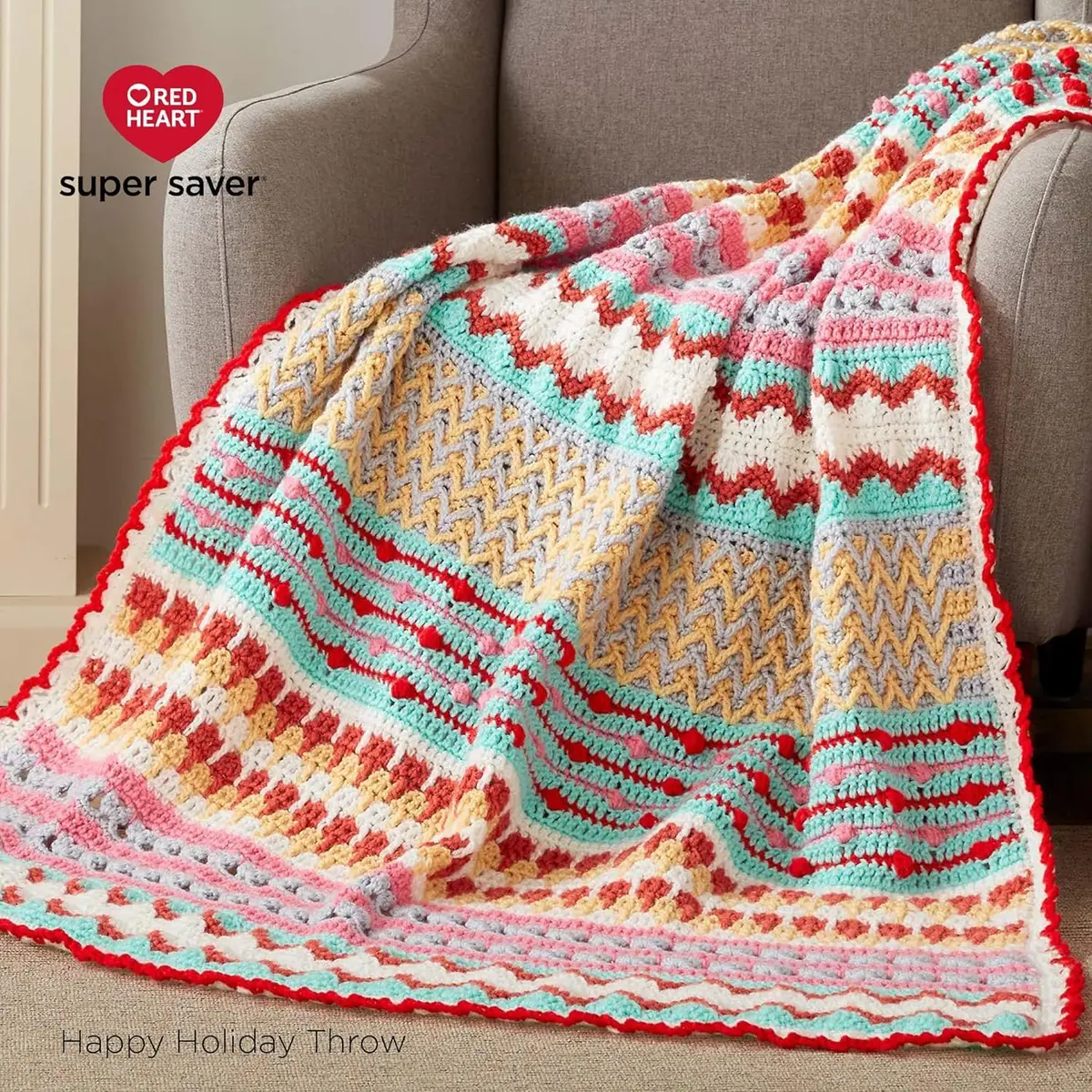 Red Heart Super Saver Yarn 364 yards | Medium Worsted Acrylic for All Projects - view 7