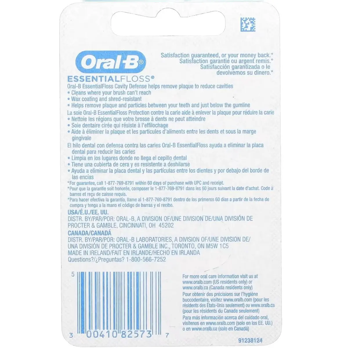 Oral-B Essential Mint Floss 50m (150m Total) | Cleans Where Brushes Can't Reach - view 2