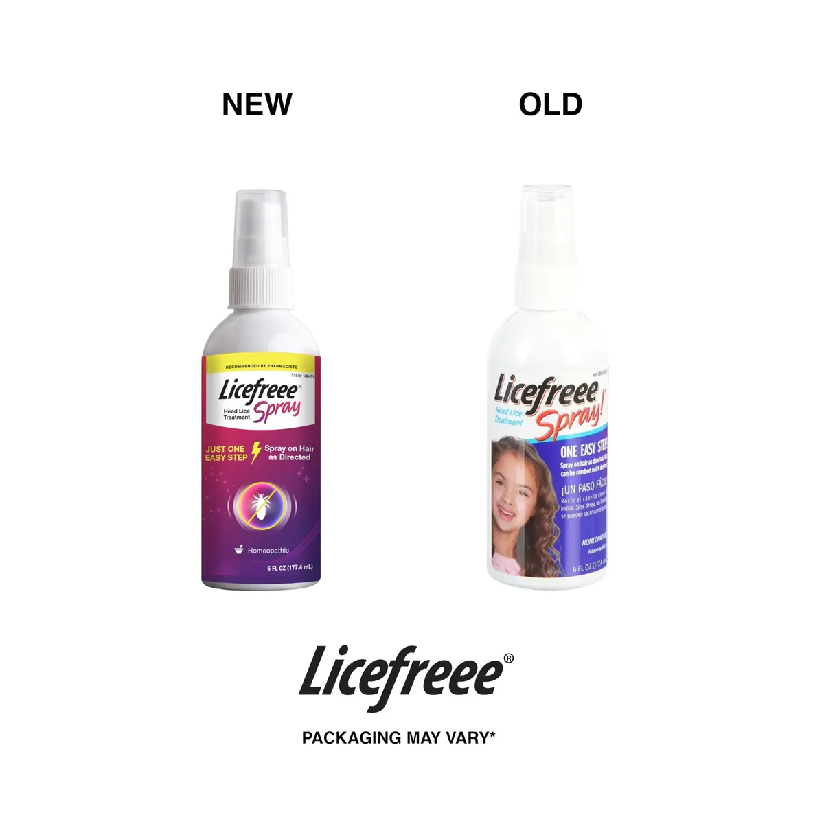 Licefreee Spray! Head Lice Treatment & Lice Comb for Adults & Kids, 6 Fl Oz | Non-Toxic Salt Formula, Safe for Kids 6+ - view 2