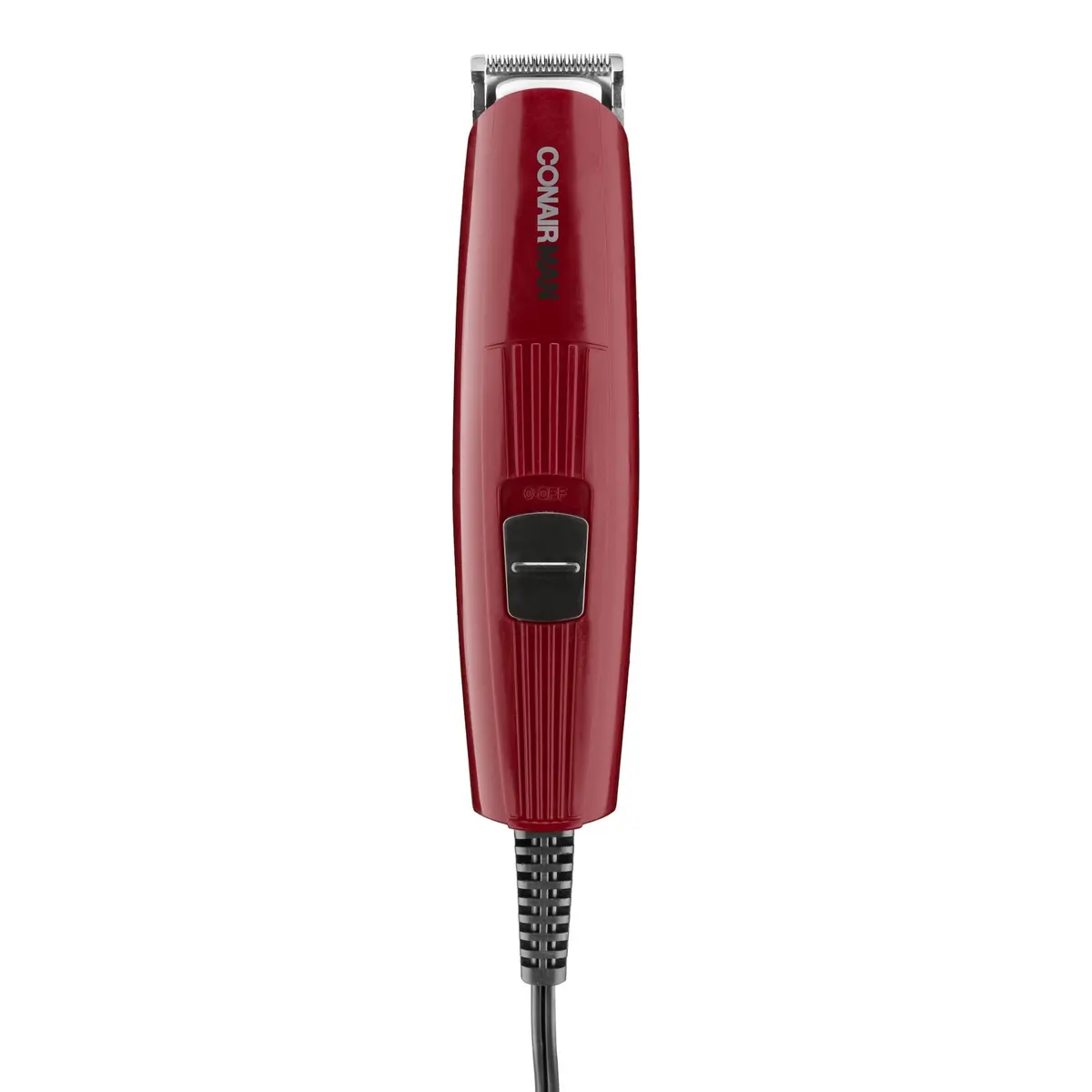 ConairMAN Beard Trimmer for Men Includes Nose & Ear Hair Trimmer, 4 Piece Corded Grooming Kit, Stainless Steel Blades, 5-Position Comb Attachment - main product image