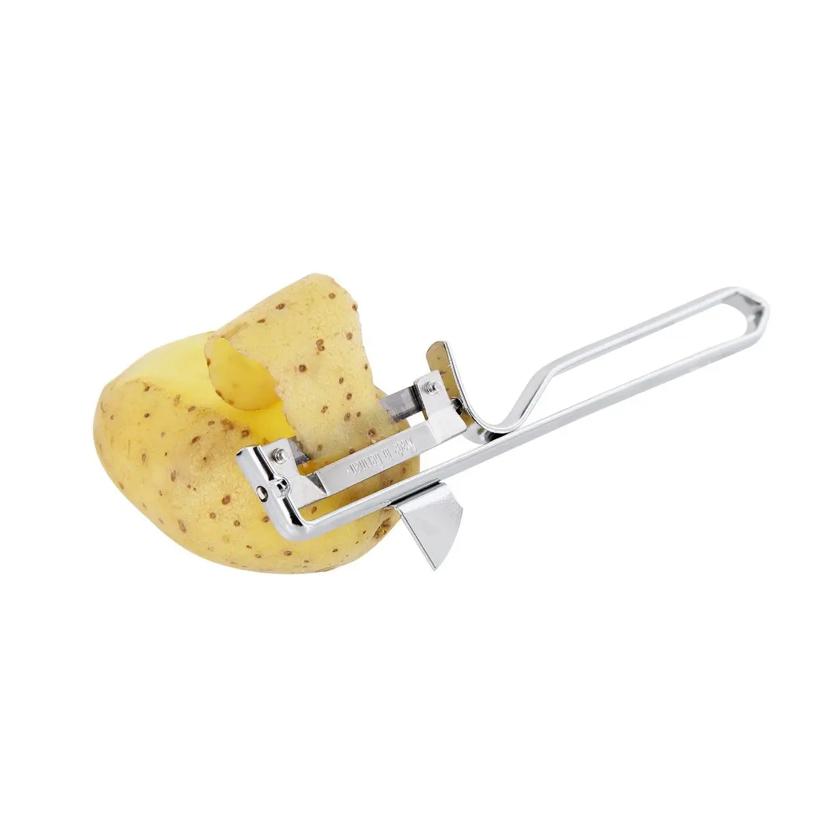 Westmark Swivel Vegetable & Fruit Peeler with Stainless Steel Blade | Precision Kitchen Tool for Soft & Dense Produce - view 5