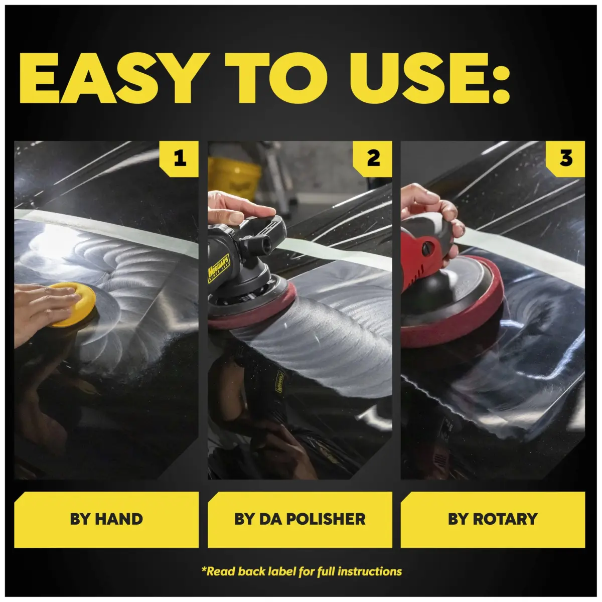 Meguiar's Mirror Glaze M105 Ultra-Cut Compound 237ml (8 oz) | Heavy Cut for Scratches & Swirls - view 5