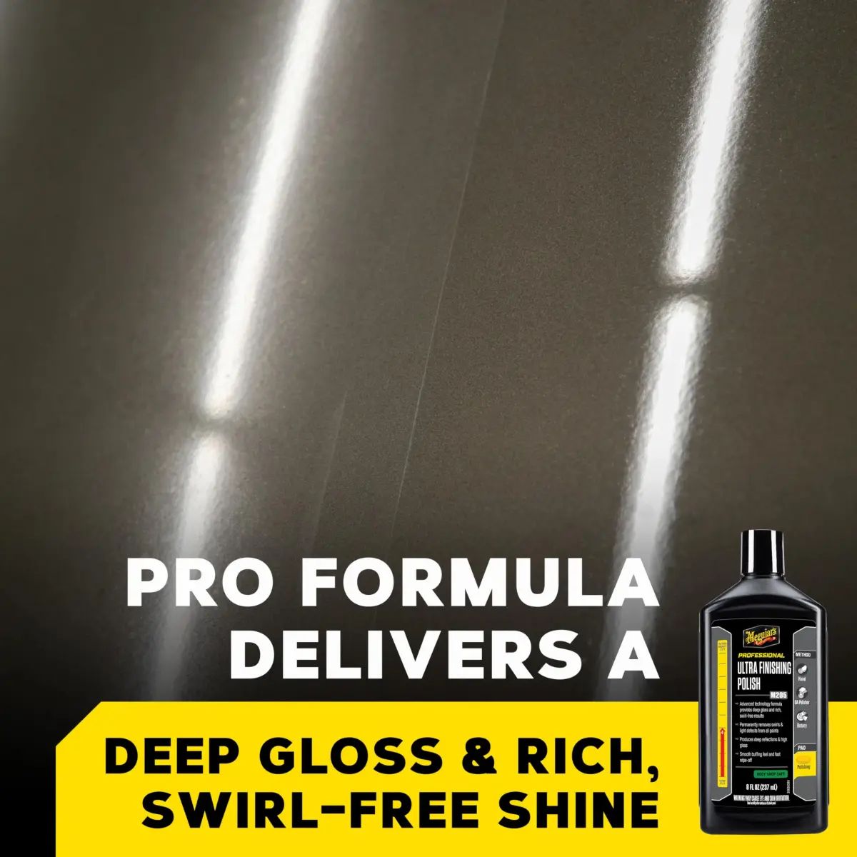 Meguiar's Mirror Glaze Ultra Finishing Polish 237ml (8 Fl Oz) | Swirl-Free High Gloss - view 4