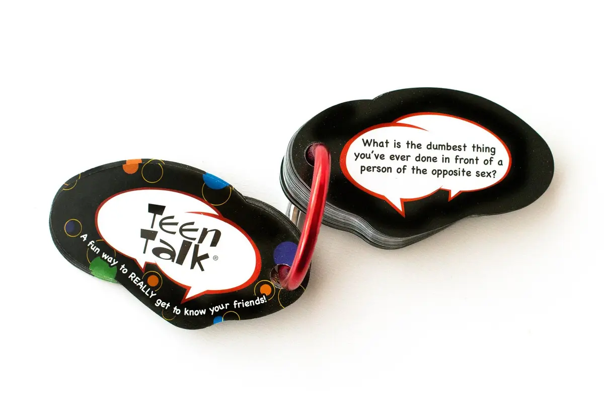 Continuum Games Teen Talk, Portable Car Travel Conversation Game | 100 Questions for Teens - view 4