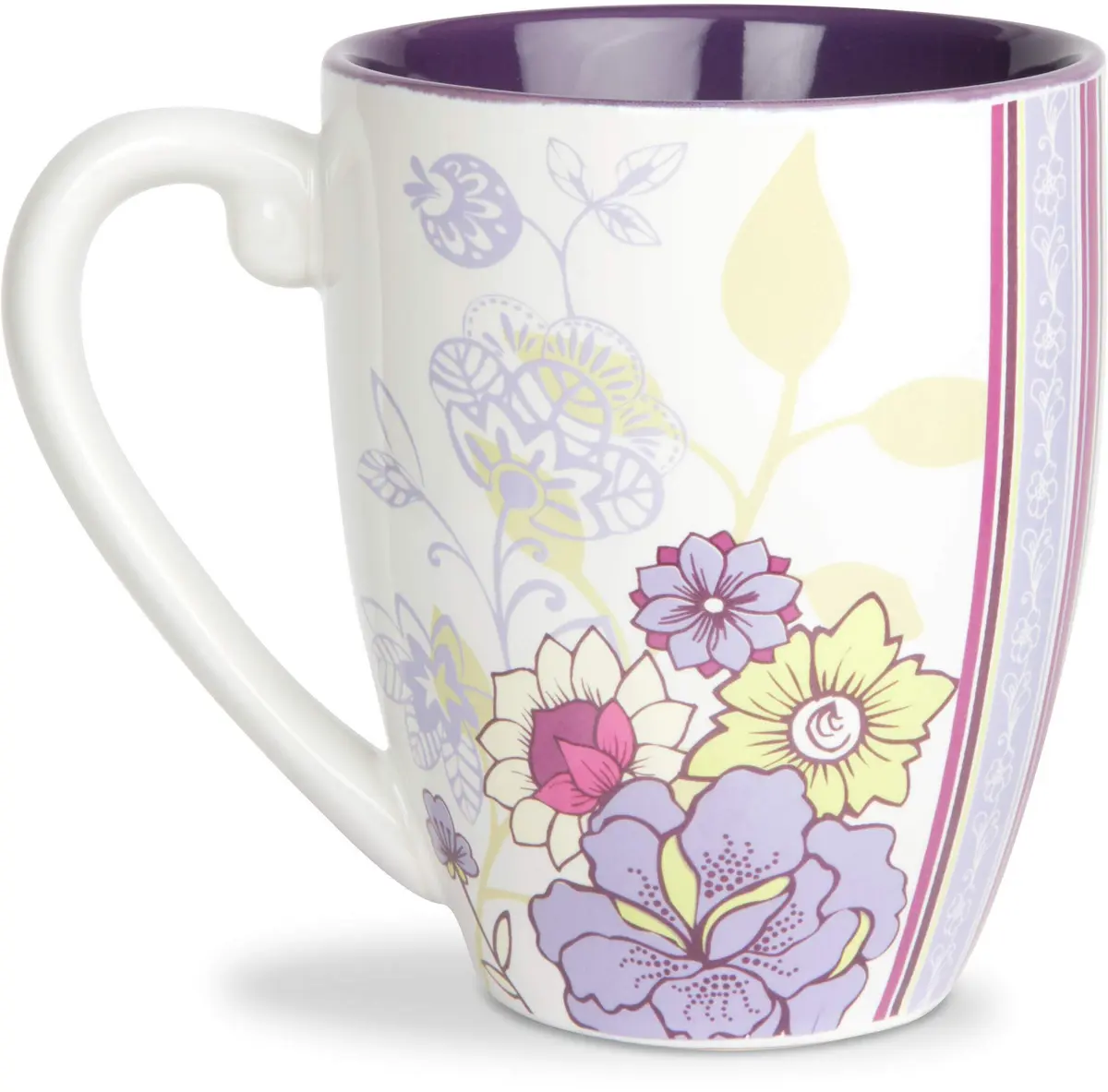 Pavilion Gift Company 50th Birthday Mug 20oz | Elegant Floral Design for Special Occasions - view 4