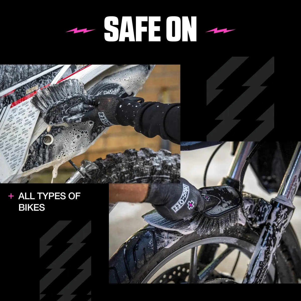 Muc-Off Soft Washing Brush All Over Bike Cleaning Tool | Gentle Finish Care - view 4