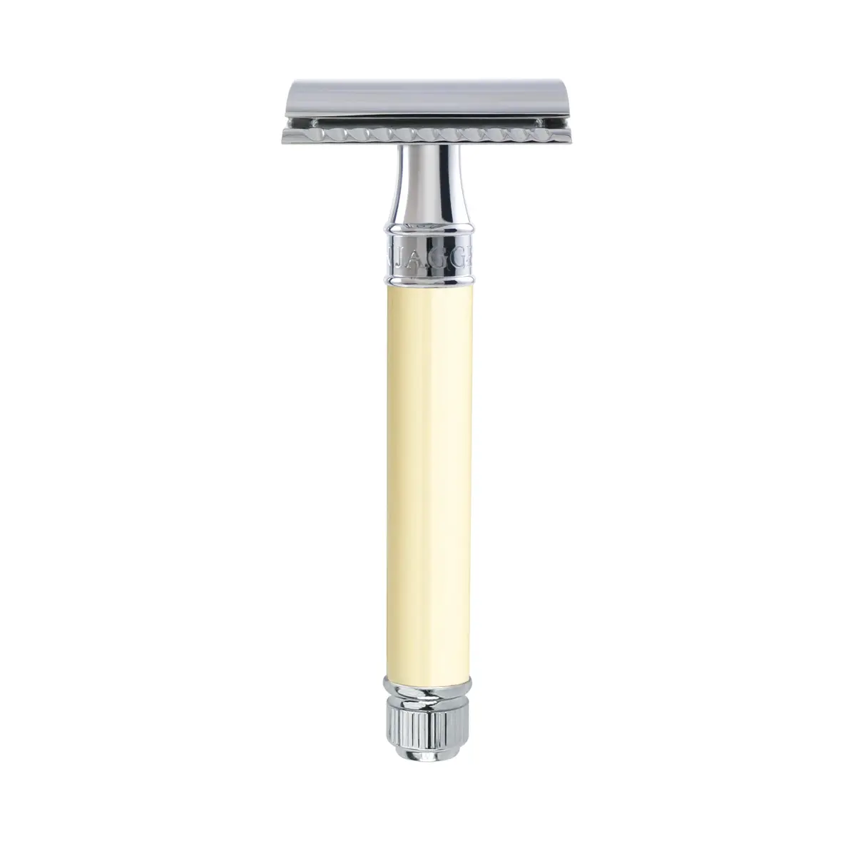 Edwin Jagger DE87BLAMZ Classic Double Edge Safety Razor Imitation Ivory | Eco-Friendly & Reusable - main product image