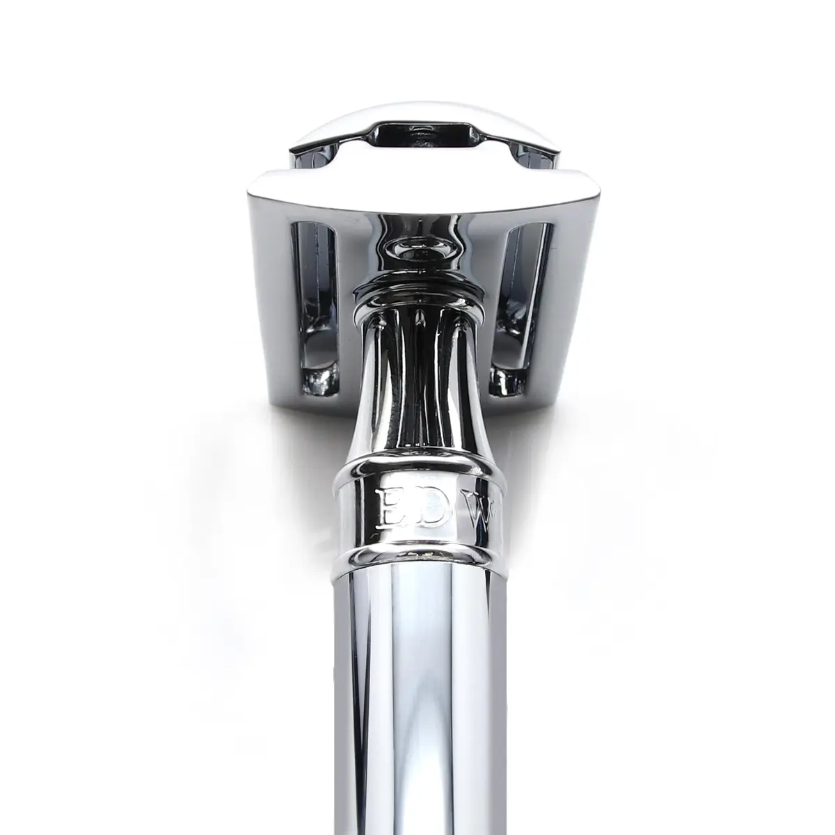 Edwin Jagger DE89BL Chrome Double Edge Safety Razor for Men | Classic Design, Brass Handle, Single Blade - view 3
