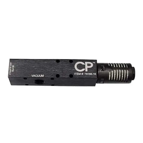 Cole-Parmer Air Venturi Vacuum Pump, 1.2 CFM, 28.0"Hg | Oil-Free, Compact, Safe - main product image