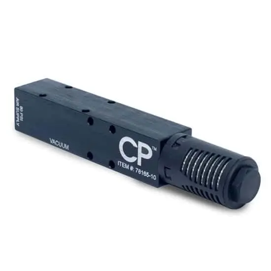 Cole-Parmer Air Venturi Vacuum Pump, 1.2 CFM, 28.0"Hg | Oil-Free, Compact, Safe - view 4