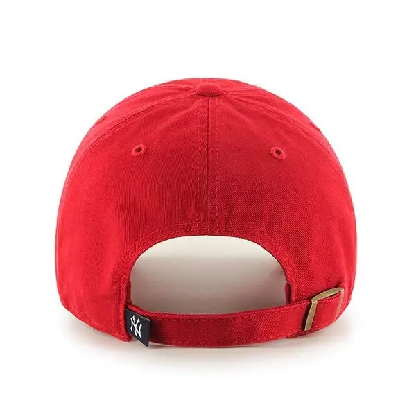 47 Men's '47 Brand Yankees Baseball Cap | Relaxed Fit, One-Size, Red - view 4