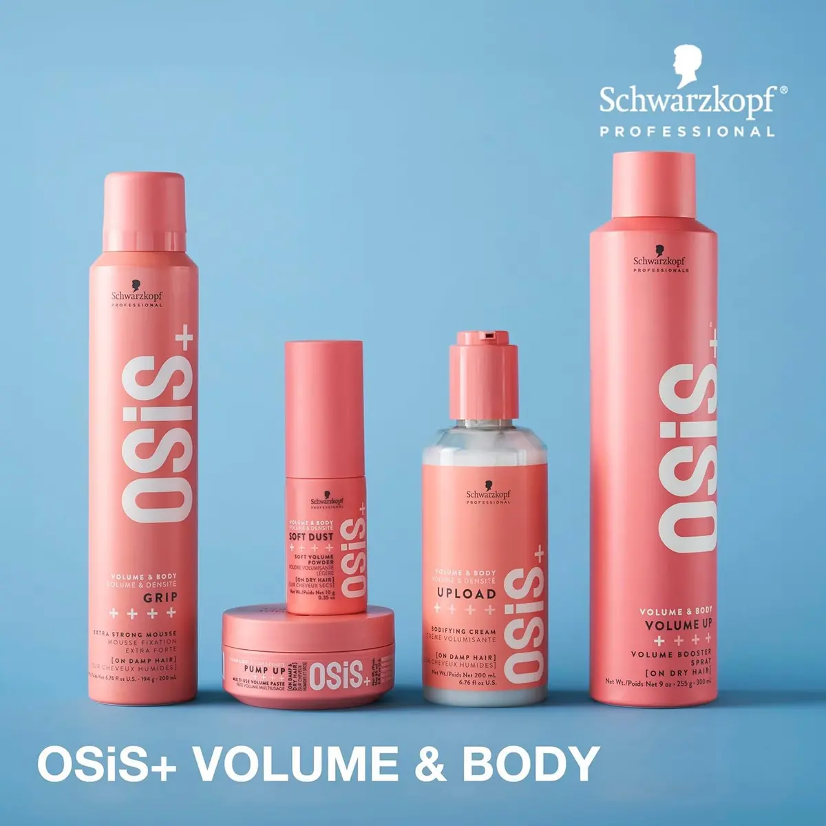 OSiS+ Upload Volume & Body Cream for Hair, 6.75 oz – Light Hold Volumizing Hair Treatment with Heat Protection - view 3