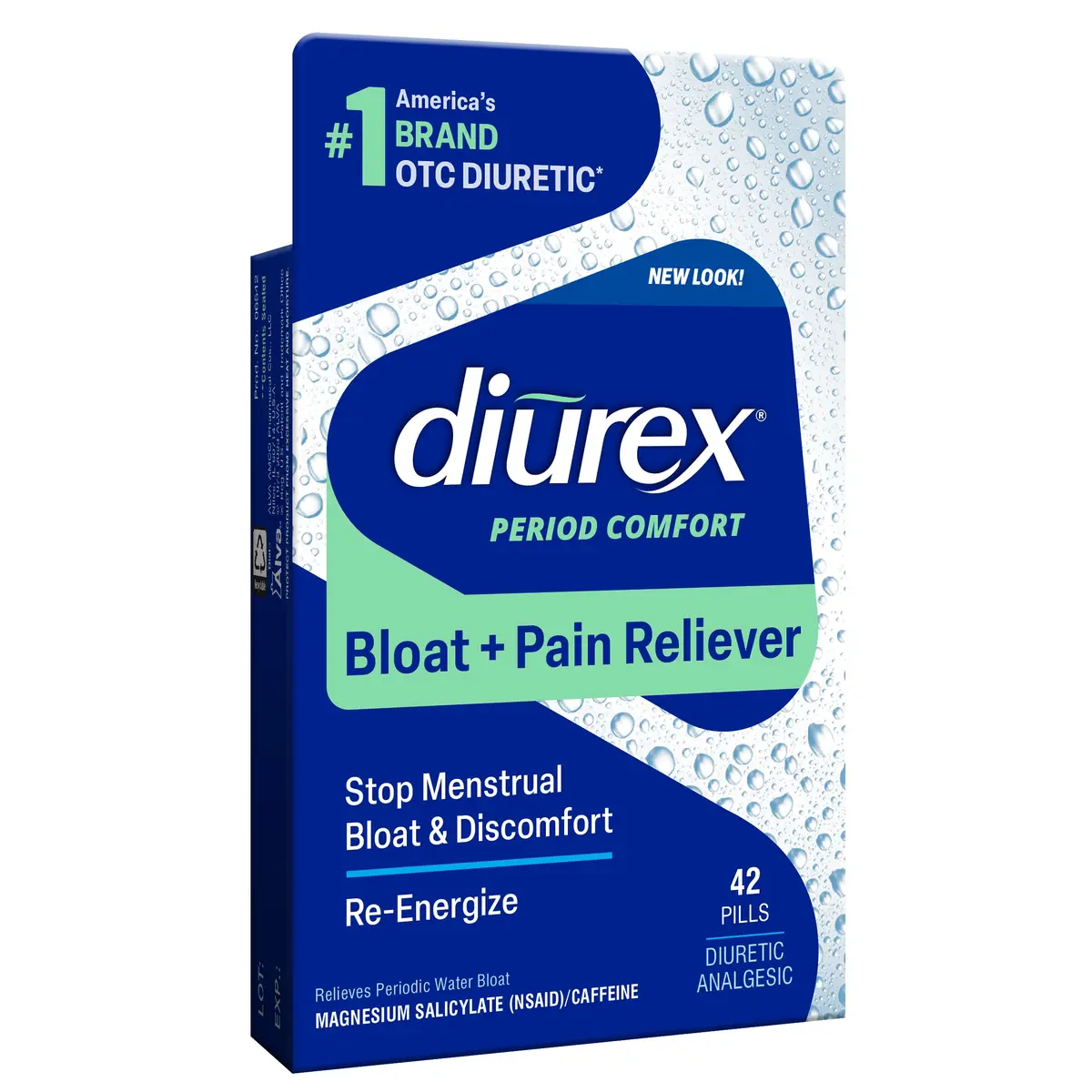 Diurex Water Pills + Pain Relief 42 Count | Relieve Bloating & Cramps with USA Quality - main product image