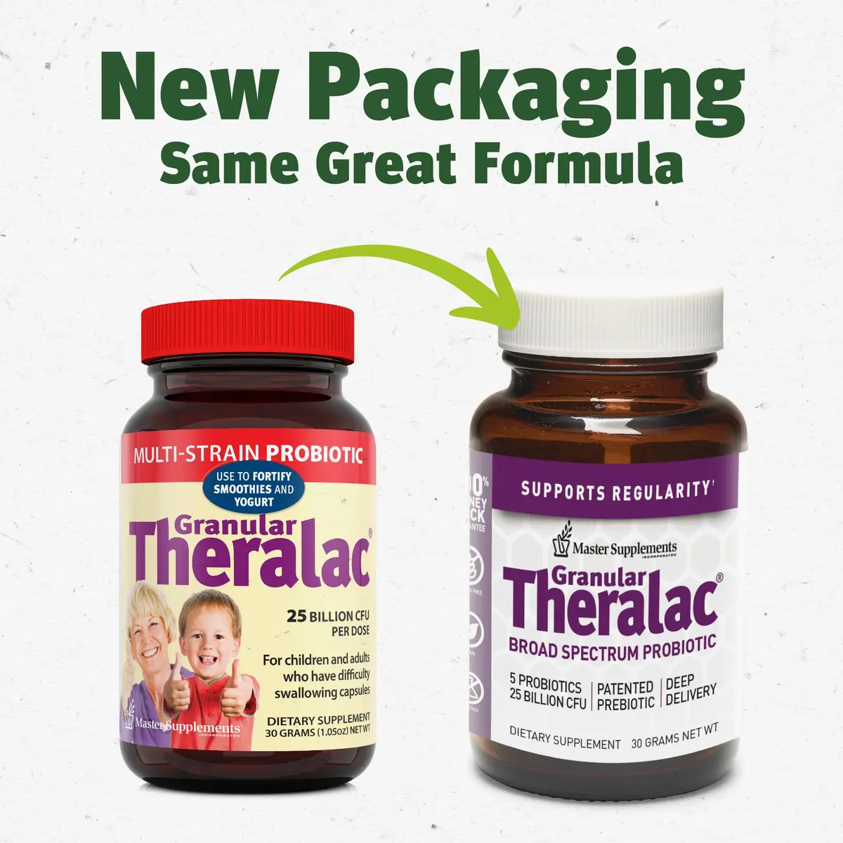 Granular Theralac 1.05 oz | Multi-Strain Probiotic Powder for Gut & Kids - view 3